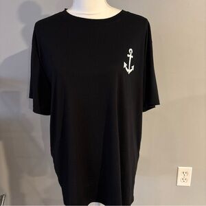 Shein Men's Black Shortsleeve Round Neck Shirt In Size XL